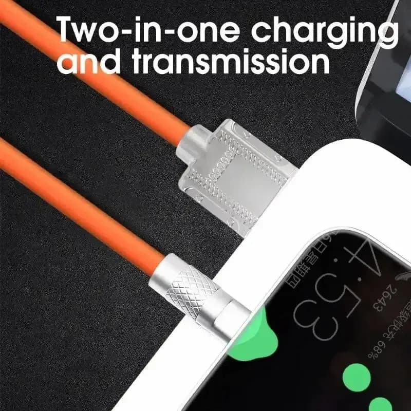Câble de charge USB-C en silicone liquide - 120W 6A slide 2