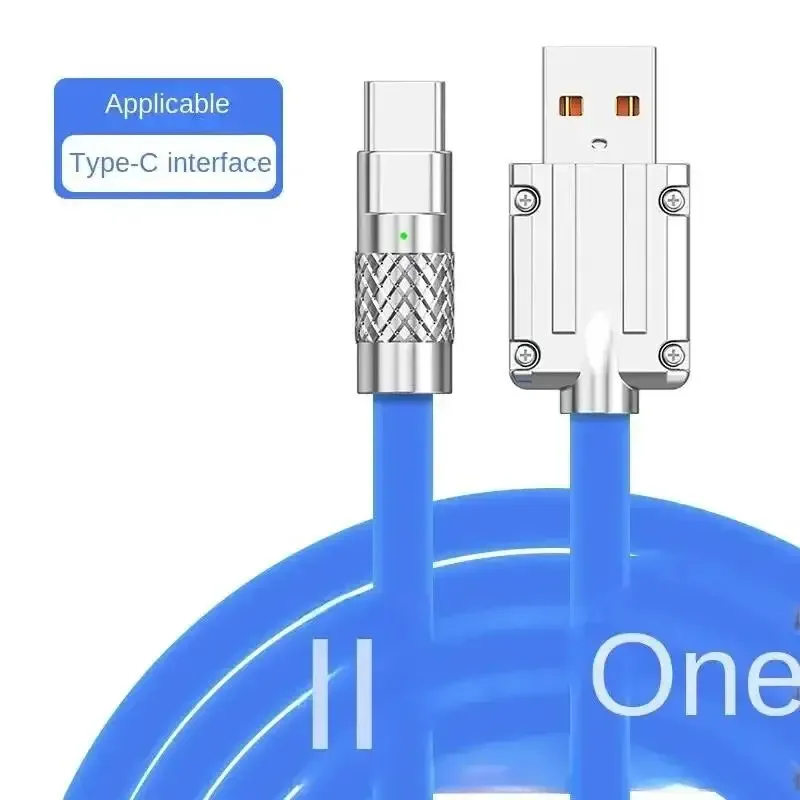 Câble de charge USB-C en silicone liquide - 120W 6A slide 7