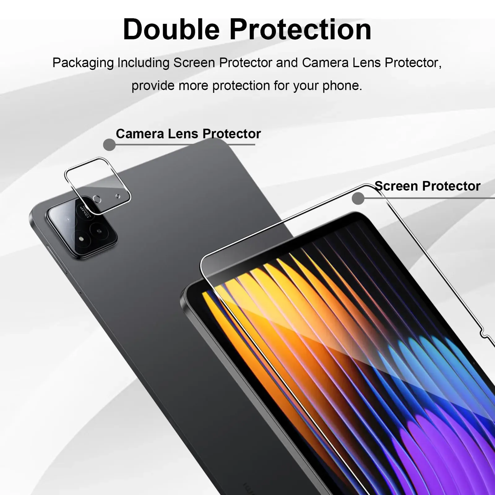 Protection écran en verre trempé et caméra pour Xiaomi Pad 7 / 7 Pro (11,2 pouces) 2024 - Image 5