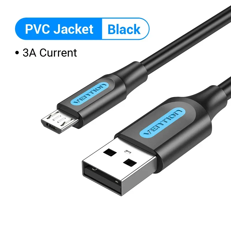 Vention - Câble Micro USB / USB-C 3A en nylon tressé - Charge rapide et transfert de données slide 8