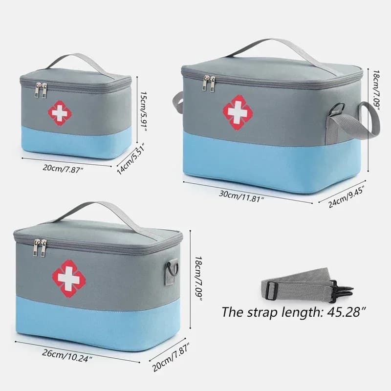 Trousse de premiers secours et sac de rangement médical de grande capacité - Image 6