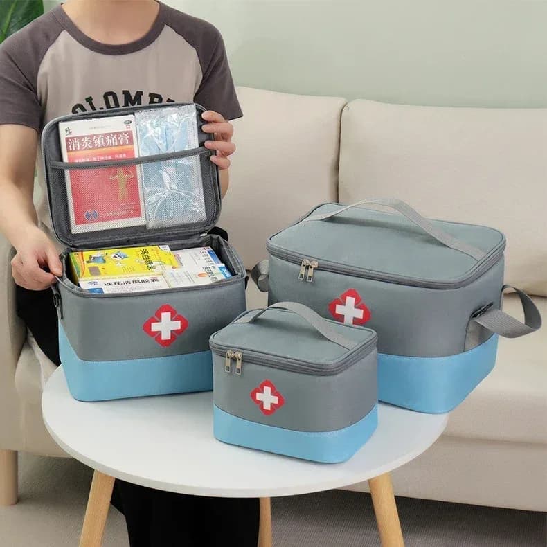 Trousse de premiers secours et sac de rangement médical de grande capacité - Image 1