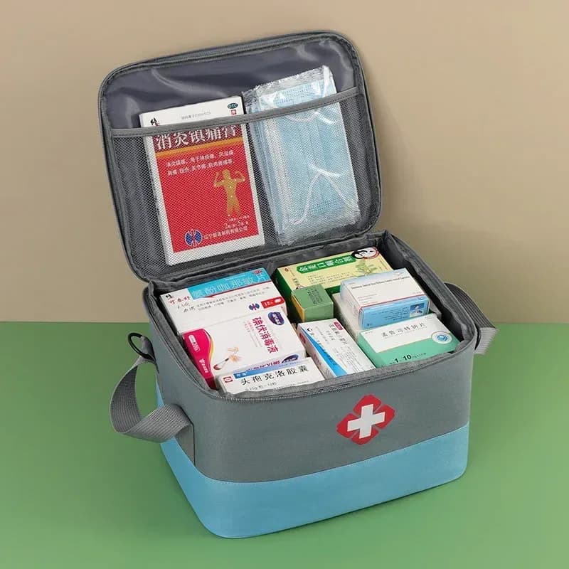 Trousse de premiers secours et sac de rangement médical de grande capacité - Image 3
