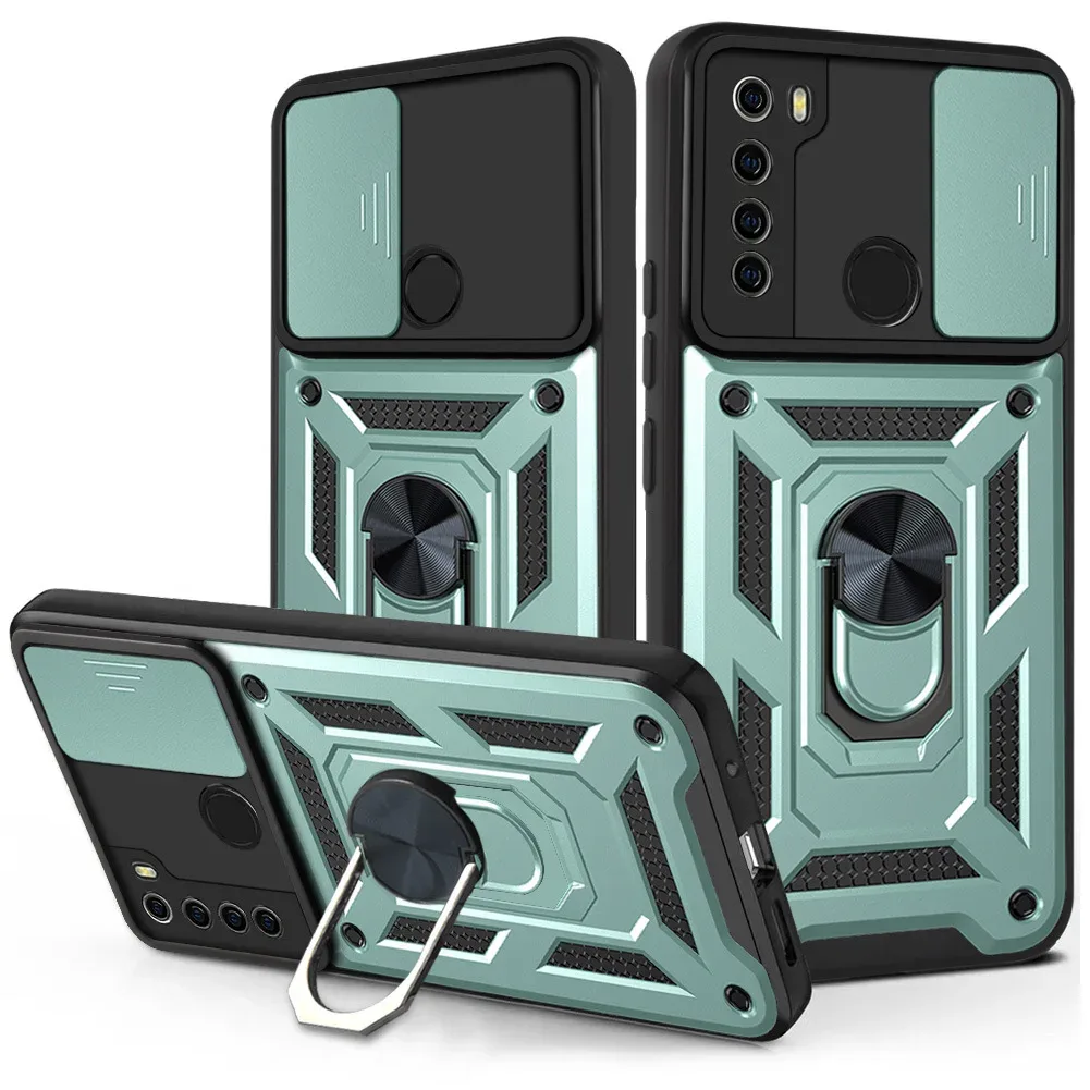 Coque Antichoc pour Xiaomi Redmi Note 8 (2021) avec Protection Caméra et Anneau Support Magnétique - Image 5