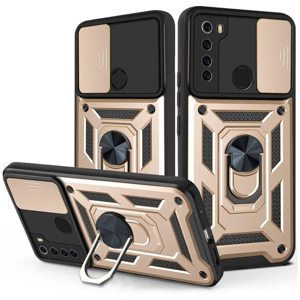 Coque Antichoc pour Xiaomi Redmi Note 8 (2021) avec Protection Caméra et Anneau Support Magnétique slide 7