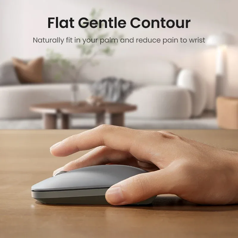 UGREEN Souris Sans Fil Bluetooth et 2,4 GHz, Silencieuse, 4000 DPI slide 6