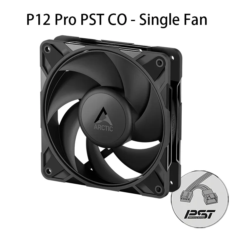 ARCTIC P12 Pro PST CO - Ventilateur de boîtier 120 mm, PWM, Double roulement à billes, 400-3000 tr/min slide 7