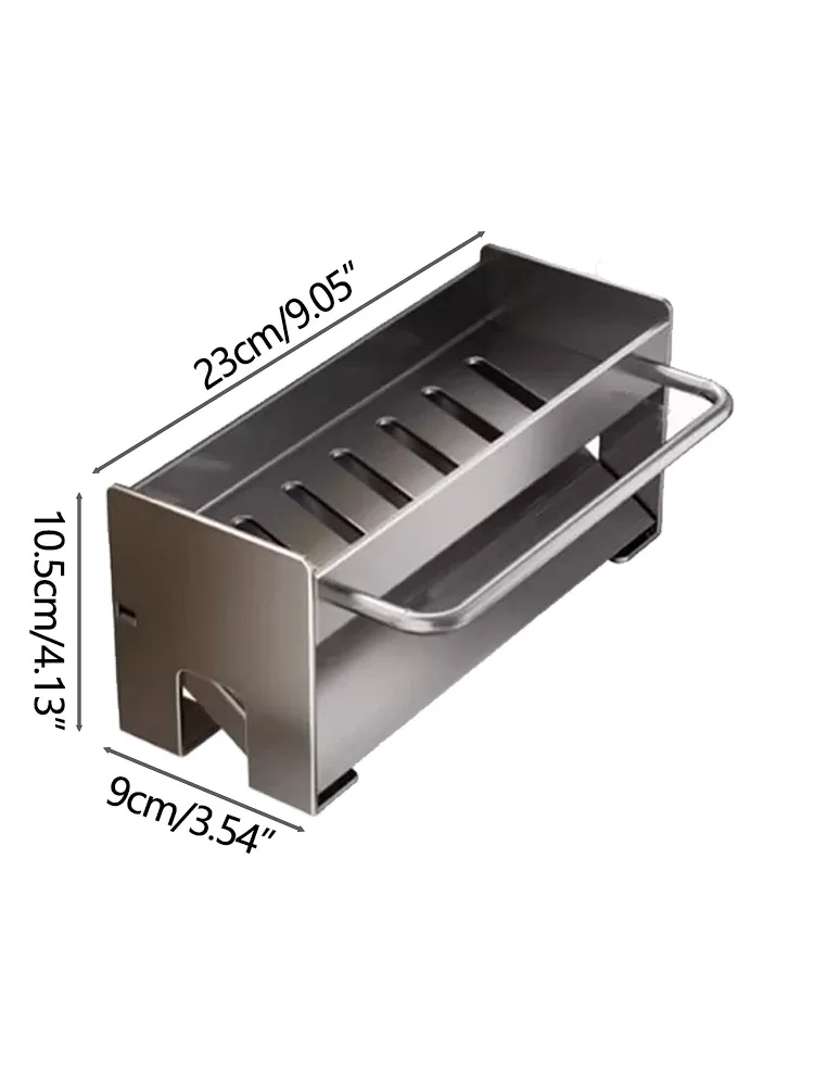 Organisateur d'évier de cuisine avec porte-éponge et égouttoir à vaisselle slide 6