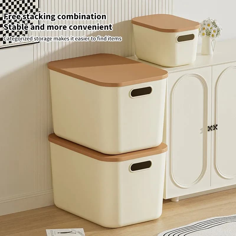 Boîte de rangement polyvalente avec couvercle - Image 2