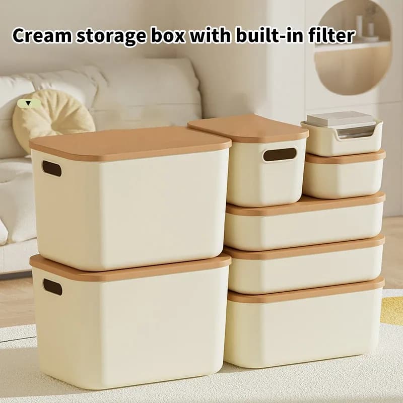 Boîte de rangement polyvalente avec couvercle - Image 3