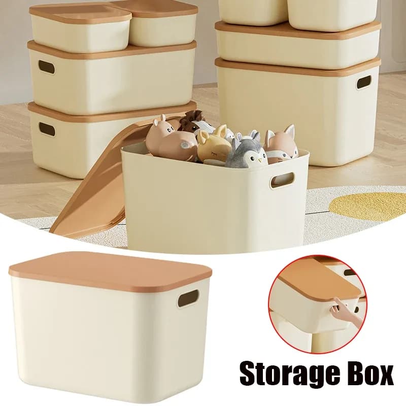 Boîte de rangement polyvalente avec couvercle - Image 1