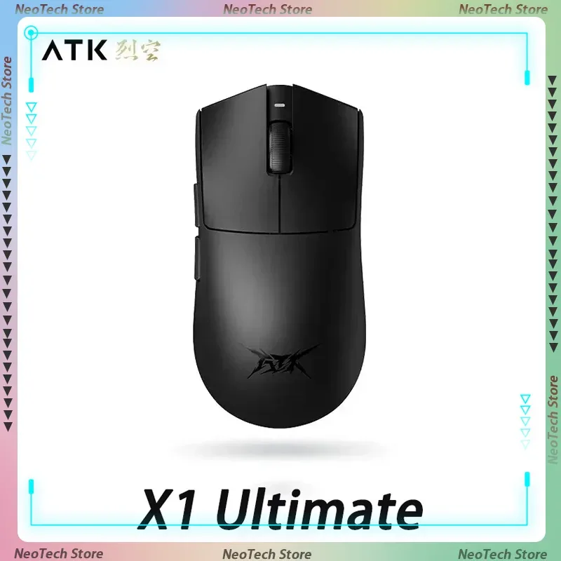 Souris de jeu sans fil ATK X1 V2 Ultimate - 8K Hz, PAW3950, Ultra-légère et Ergonomique - Image 2