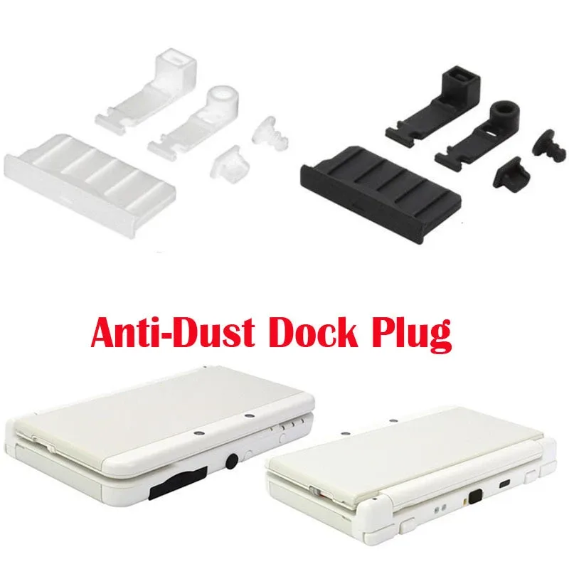 Kit de protections anti-poussière en silicone pour New Nintendo 3DS XL/LL et 2DS