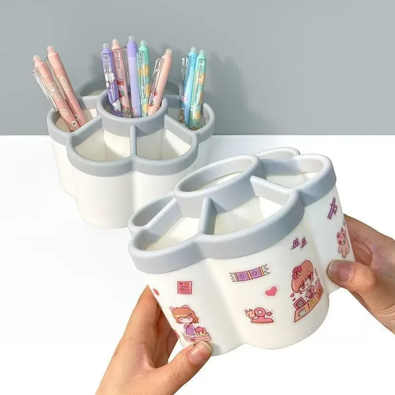 Porte-stylo rotatif à 360° et organisateur de bureau multifonction slide 5