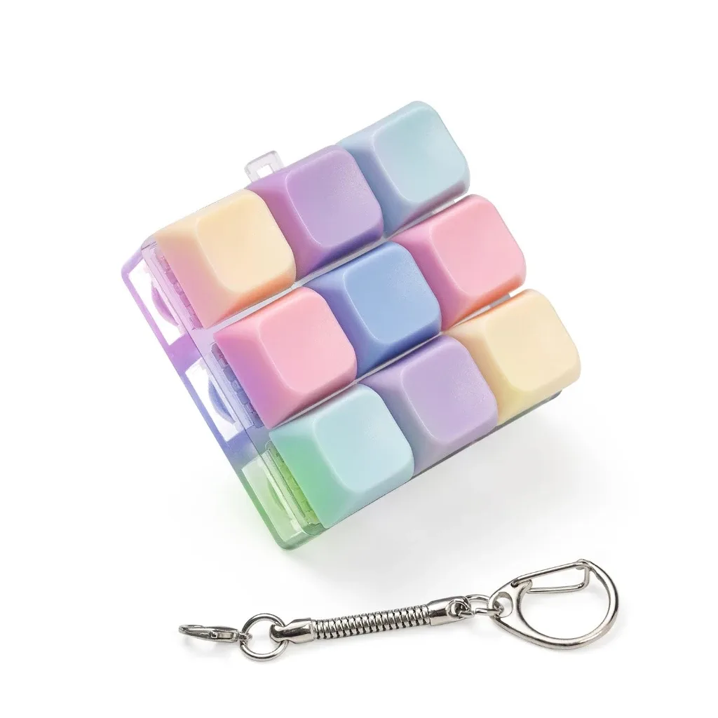 Fidget Clicker 9 Touches avec Éclairage RGB - Jouet Anti-stress slide 9