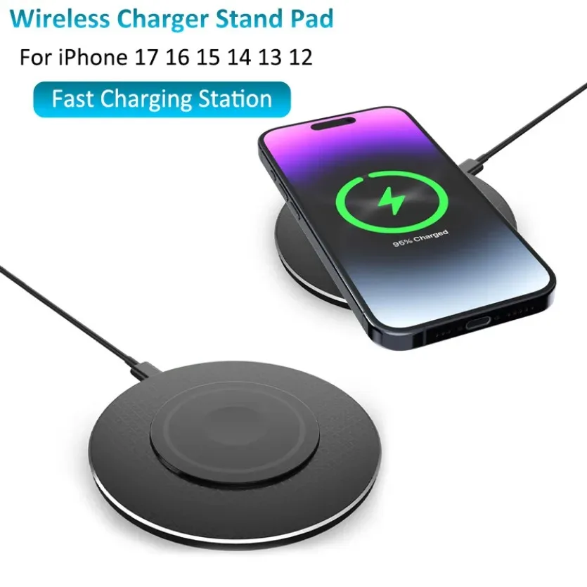 Support de charge rapide sans fil 15W pour smartphones - Image 1