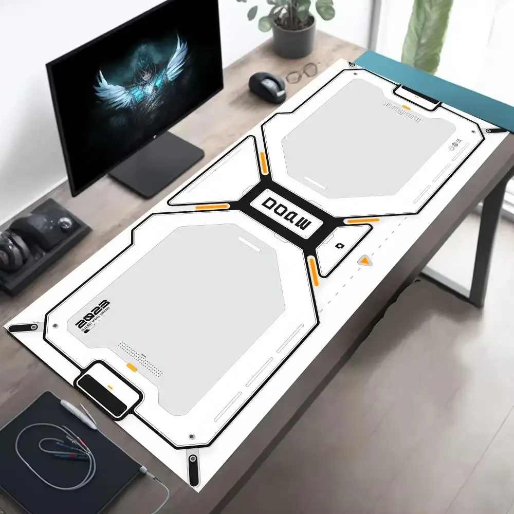 Tapis de souris gaming XXL noir antidérapant - Image 3