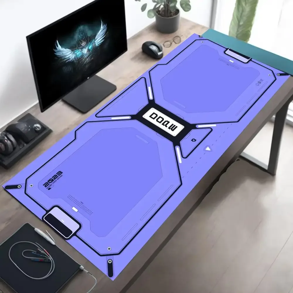Tapis de souris gaming XXL noir antidérapant - Image 2