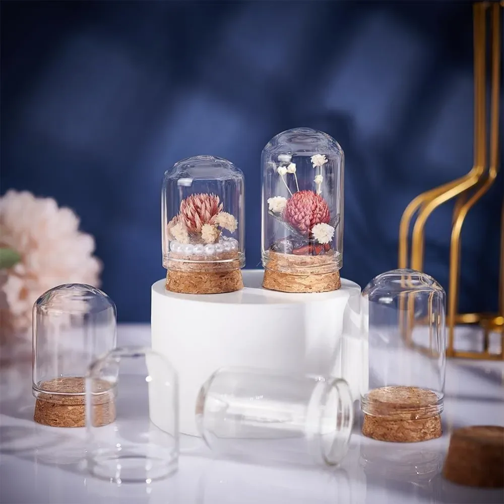 Lot de 30 mini bocaux en verre avec bouchons en liège, 20 ml - Pour décoration et loisirs créatifs slide 5