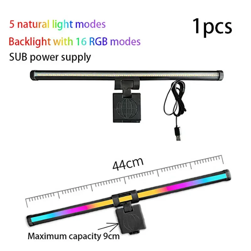Barre lumineuse LED RGB pour écran avec intensité réglable slide 10