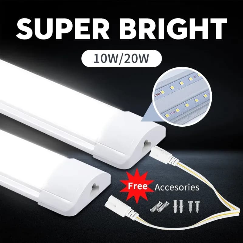 Réglette LED haute luminosité pour sous-meuble de cuisine et placard (10W/20W, 85-220V) - Image 6
