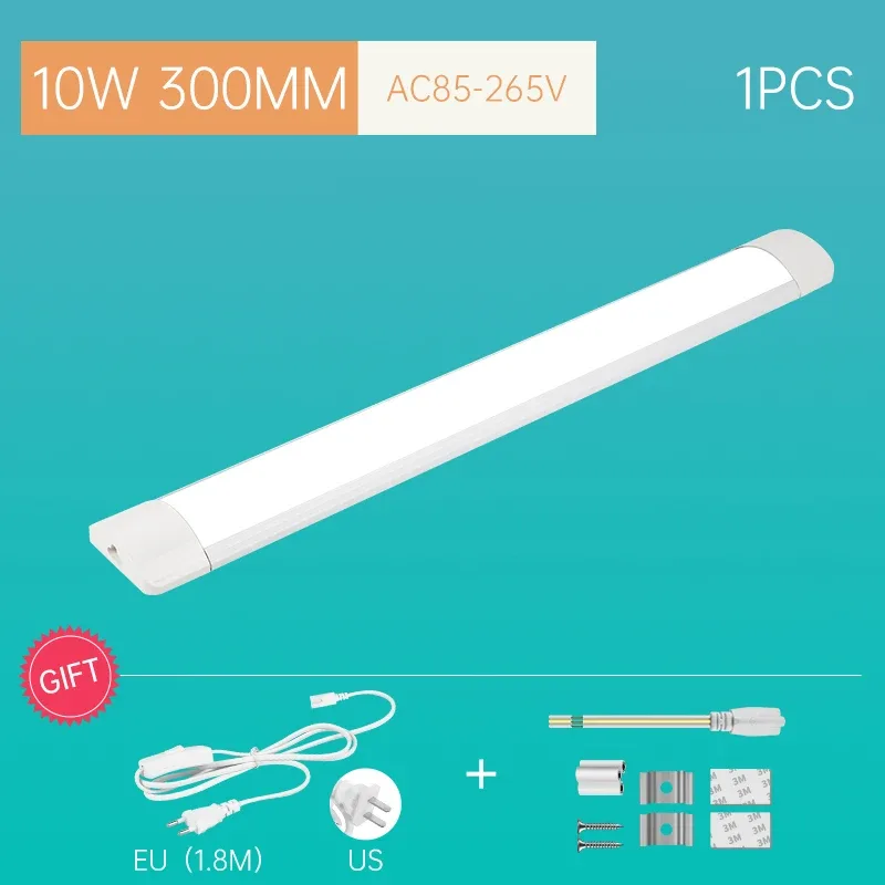 Réglette LED haute luminosité pour sous-meuble de cuisine et placard (10W/20W, 85-220V) slide 7