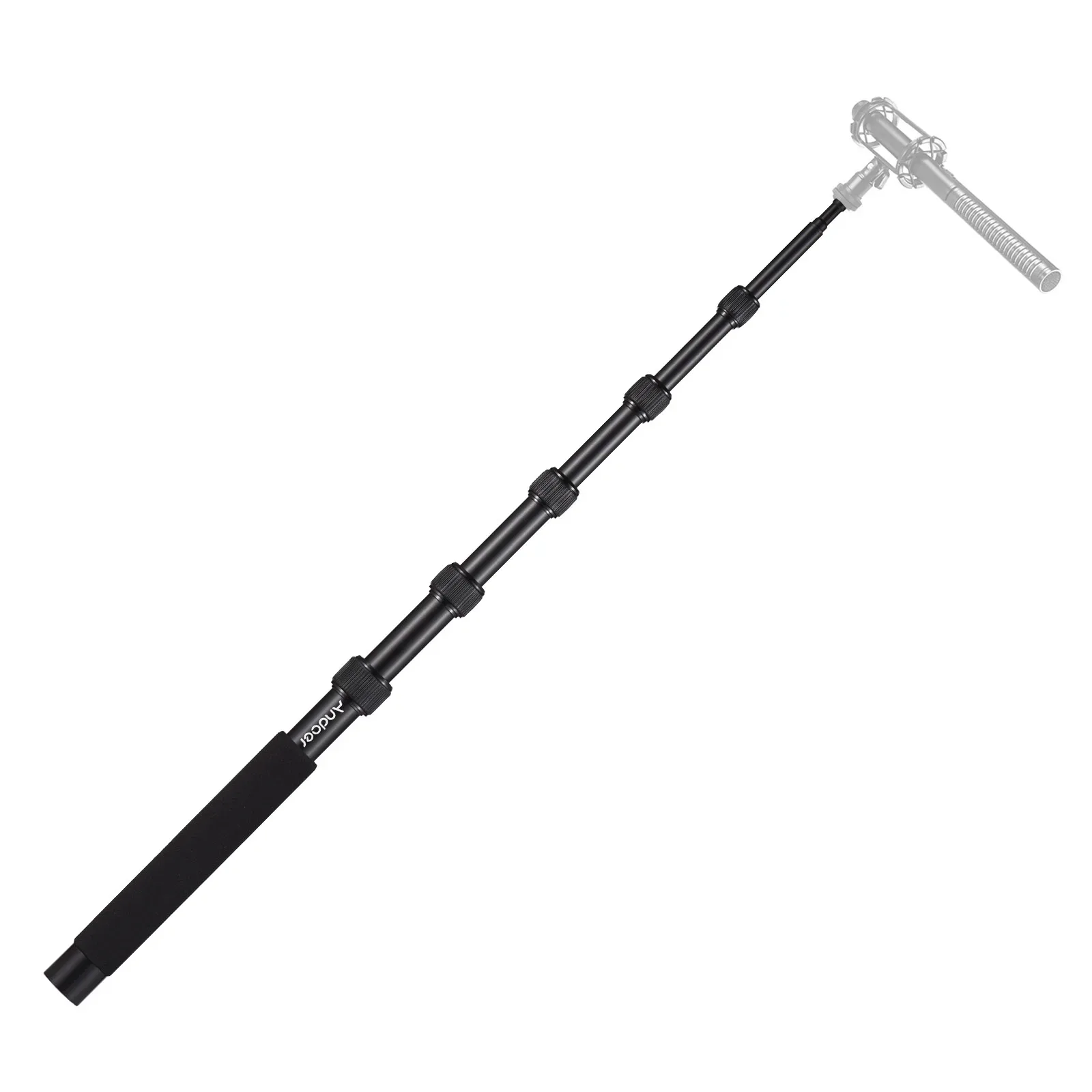 Perche microphone professionnelle en aluminium, 4 sections, filetage 1/4" slide 7