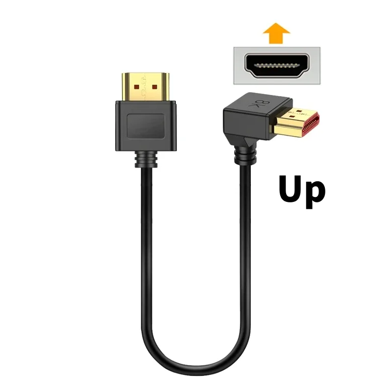 Câble HDMI 2.1 Coudé à 90° - 48Gbps - 8K@60Hz / 4K@240Hz - HDR & ARC - Compatible PS5, PC et TV slide 9