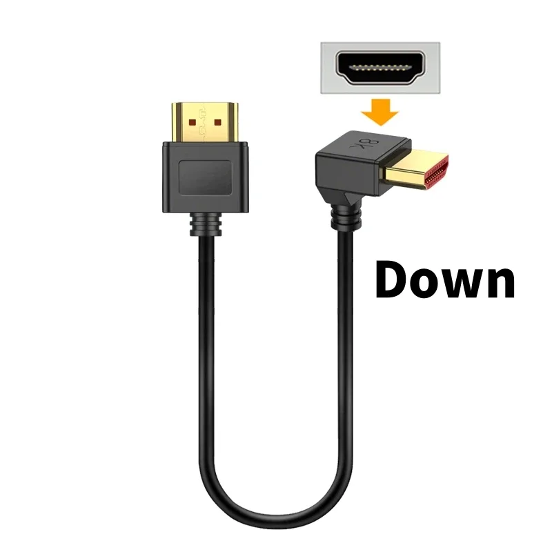 Câble HDMI 2.1 Coudé à 90° - 48Gbps - 8K@60Hz / 4K@240Hz - HDR & ARC - Compatible PS5, PC et TV slide 10