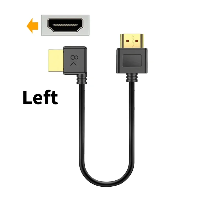 Câble HDMI 2.1 Coudé à 90° - 48Gbps - 8K@60Hz / 4K@240Hz - HDR & ARC - Compatible PS5, PC et TV slide 11