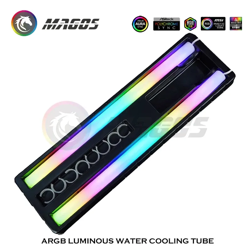 Manchons de tubes ARGB pour refroidissement liquide AIO (120/240/360mm) - 5V 3 broches - Image 2