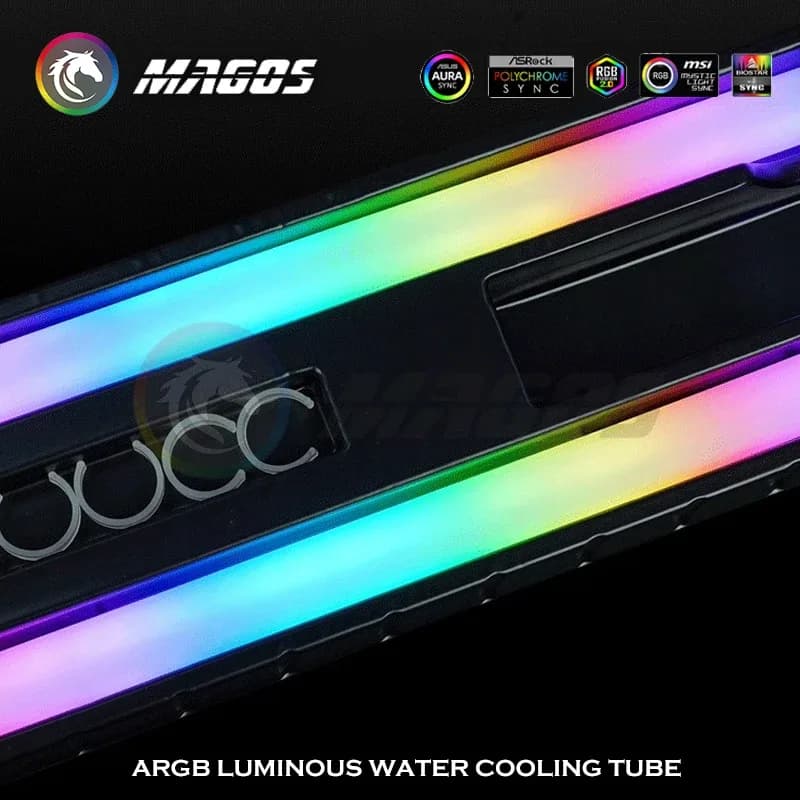 Manchons de tubes ARGB pour refroidissement liquide AIO (120/240/360mm) - 5V 3 broches - Image 3