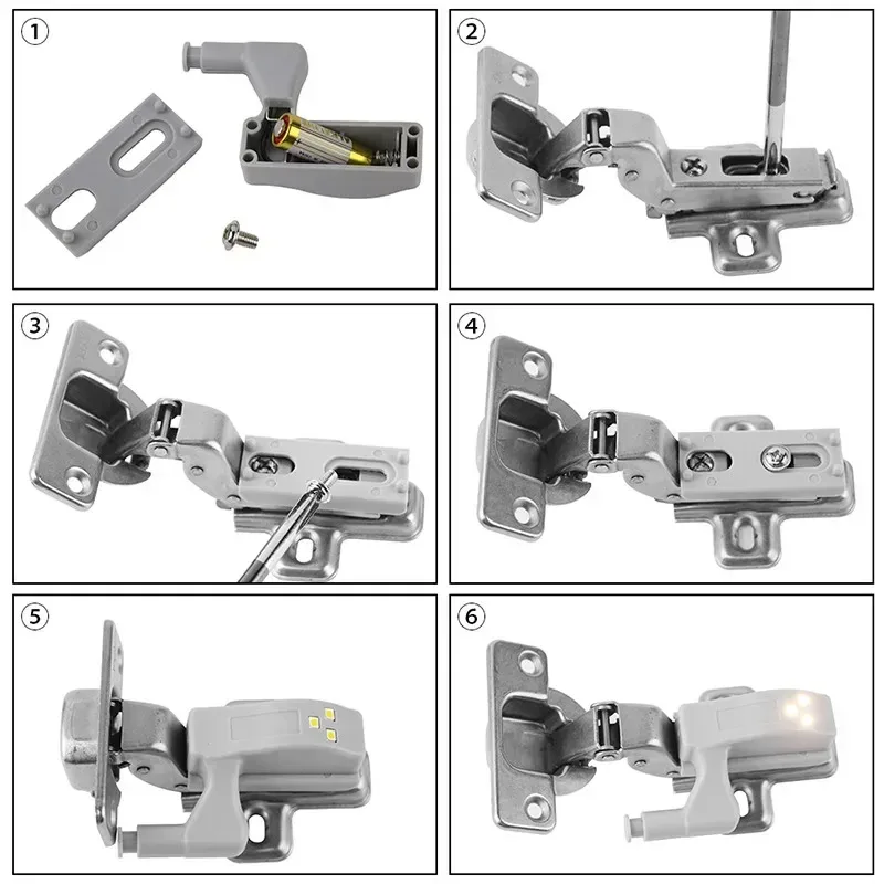 Lot de 10/20 Lampes LED pour Charnière de Placard avec Capteur Intelligent - Image 5