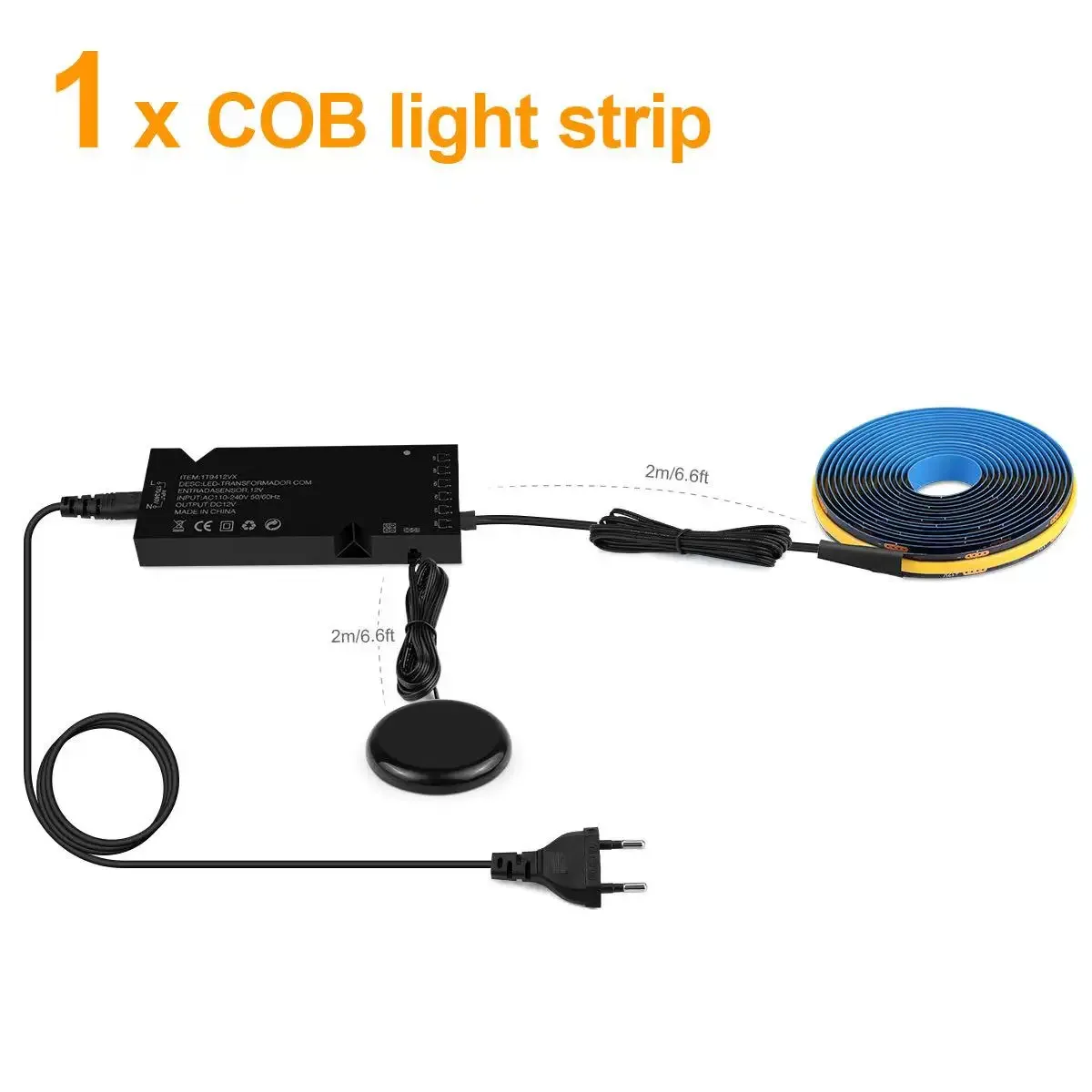 Ruban LED COB avec Capteur Tactile Invisible pour Meuble TV et Rétro-éclairage Mural slide 12