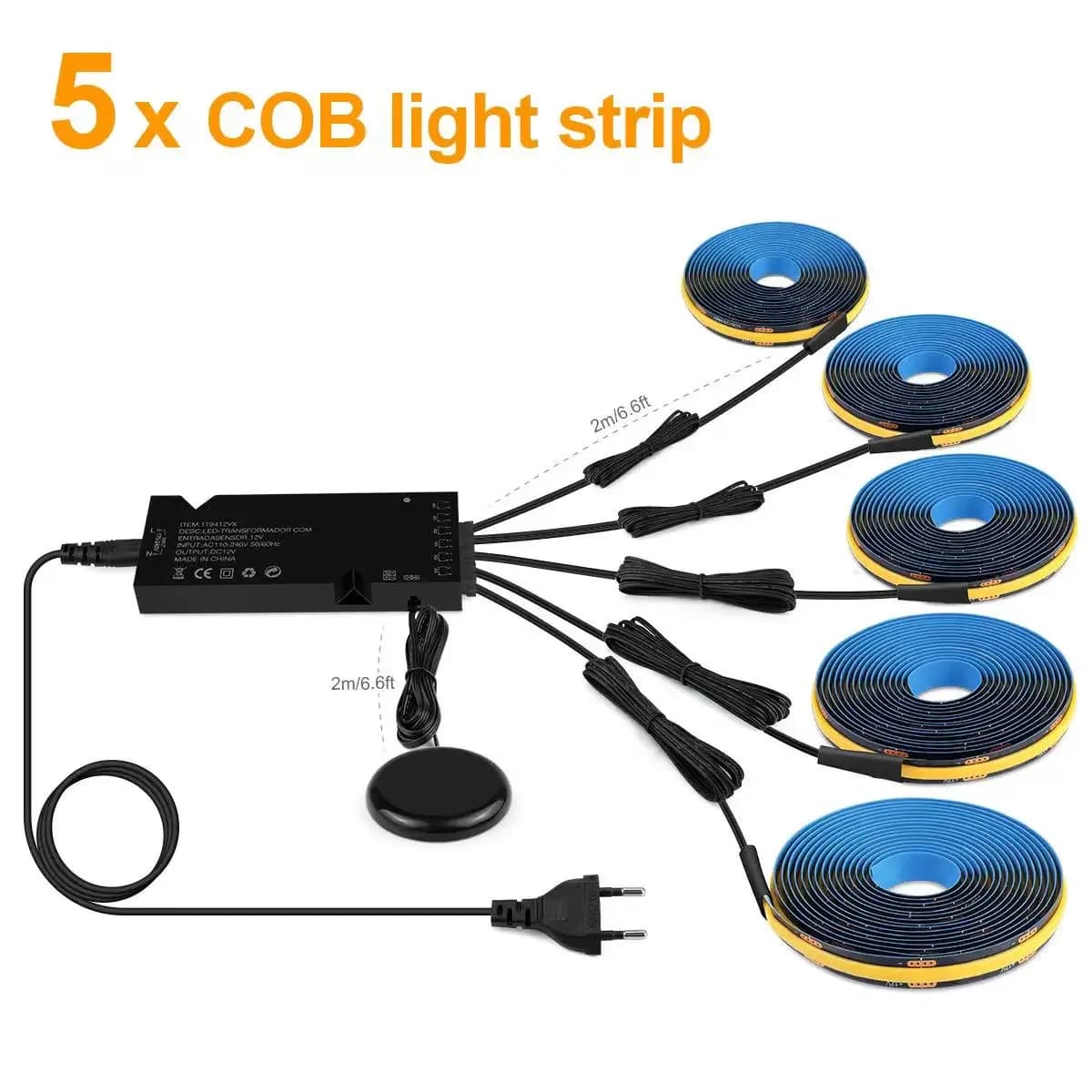 Ruban LED COB avec Capteur Tactile Invisible pour Meuble TV et Rétro-éclairage Mural slide 11