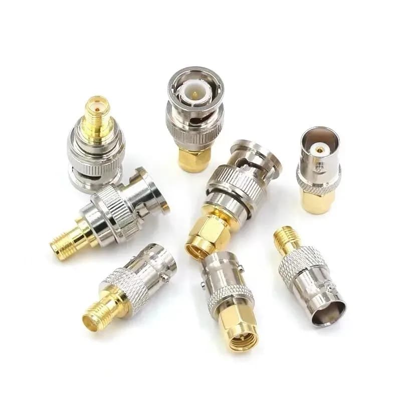 Connecteurs BNC vers SMA Type mâle femelle adaptateur de connecteur RF Kit de convertisseur de Test câbles de Transmission connecteur SMA vers BNC slide 6