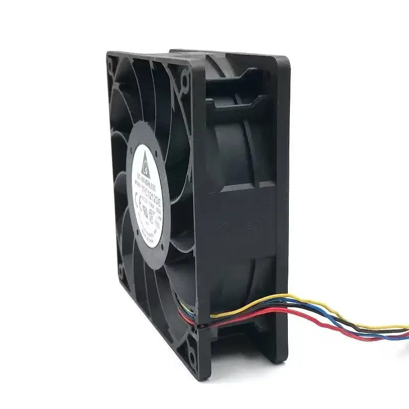 Ventilateur Delta TFC1212DE 120x38 mm, 12V 3.9A PWM, 5500 tr/min, 250 CFM, Double roulement à billes pour mineur ASIC - Image 3