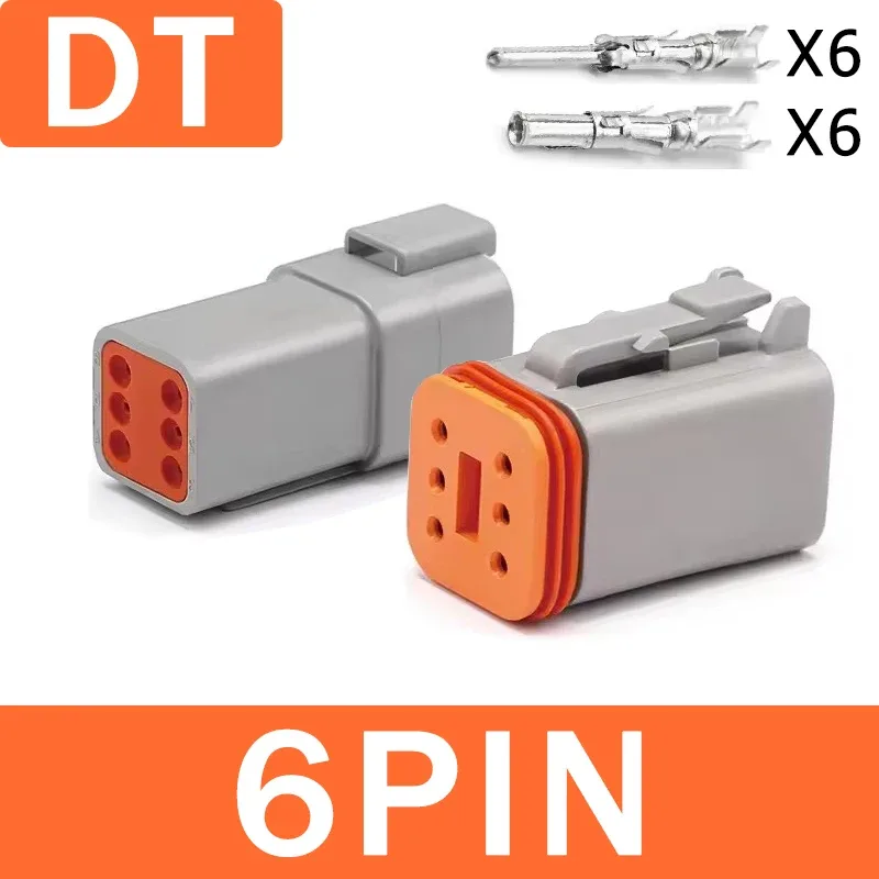 Kit de connecteurs électriques étanches DT (2/3/4/6/8 broches) pour automobile, 22-16 AWG slide 18
