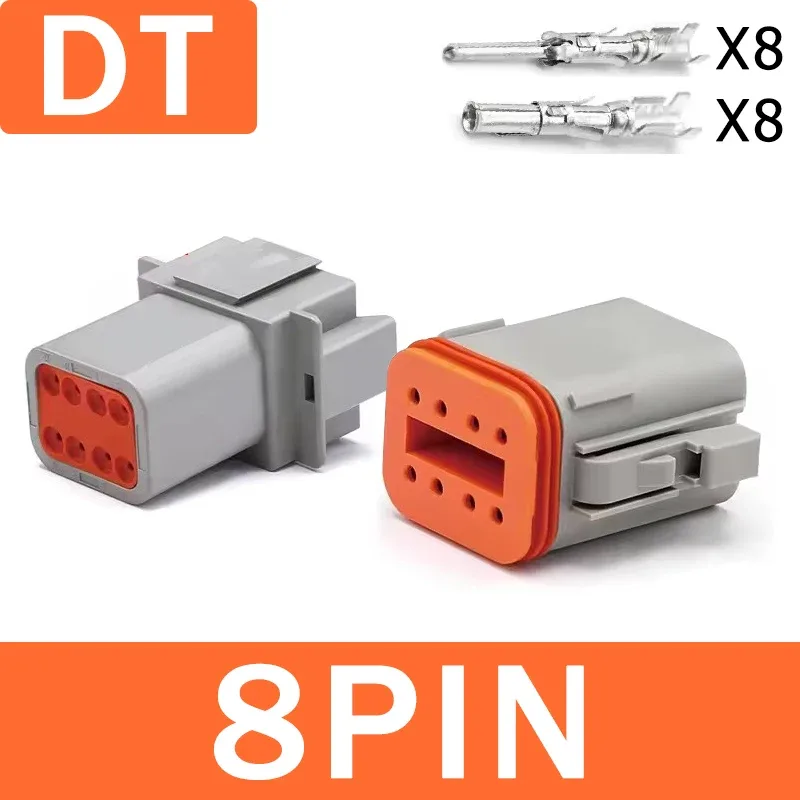 Kit de connecteurs électriques étanches DT (2/3/4/6/8 broches) pour automobile, 22-16 AWG slide 19