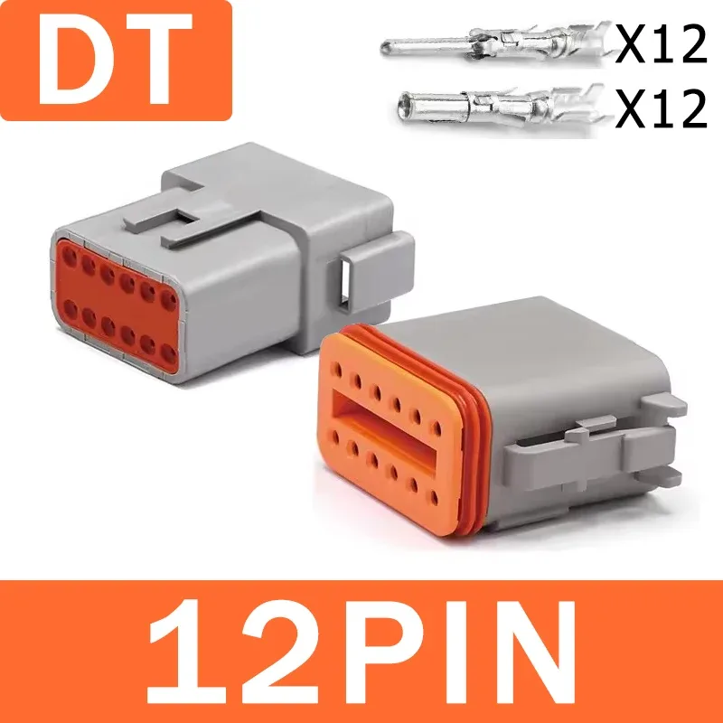 Kit de connecteurs électriques étanches DT (2/3/4/6/8 broches) pour automobile, 22-16 AWG slide 12