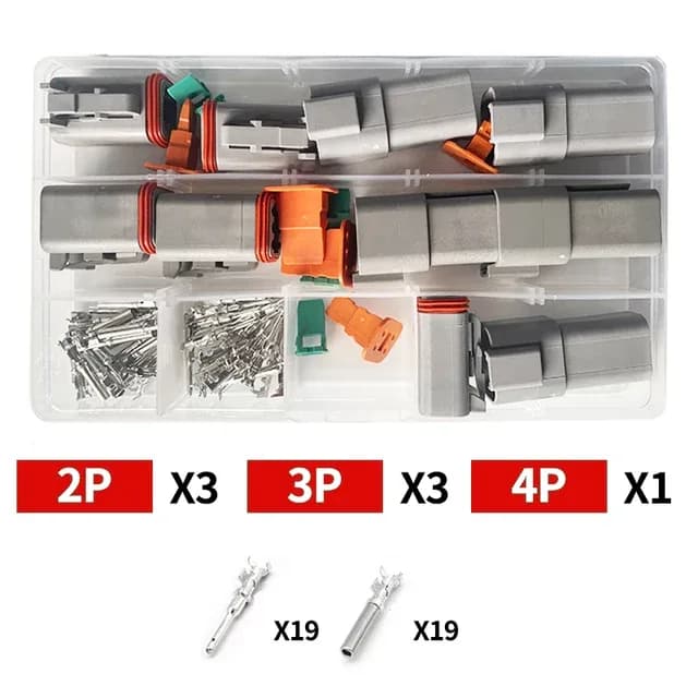 Kit de connecteurs électriques étanches DT (2/3/4/6/8 broches) pour automobile, 22-16 AWG slide 9