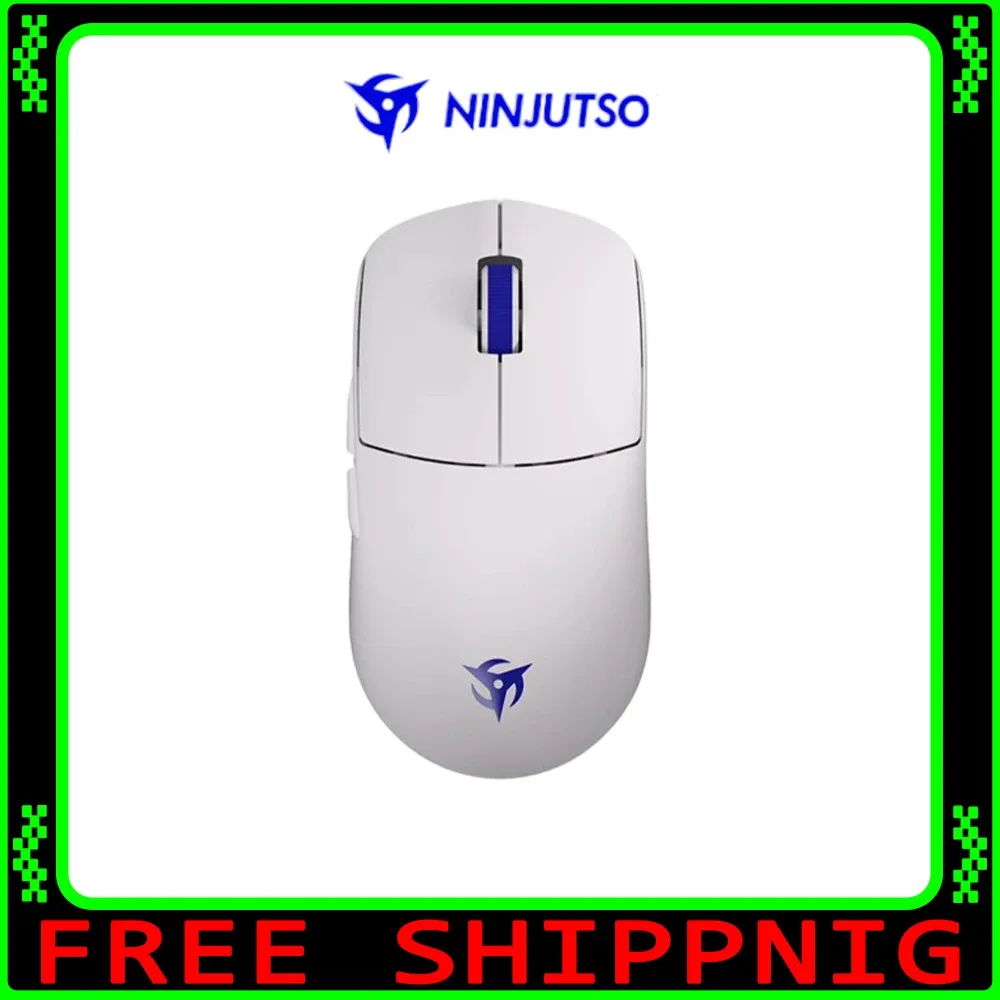 Ninjutso Sora V2 - Souris Gaming Sans Fil Ultra-légère, Capteur PAW3395, 8K
