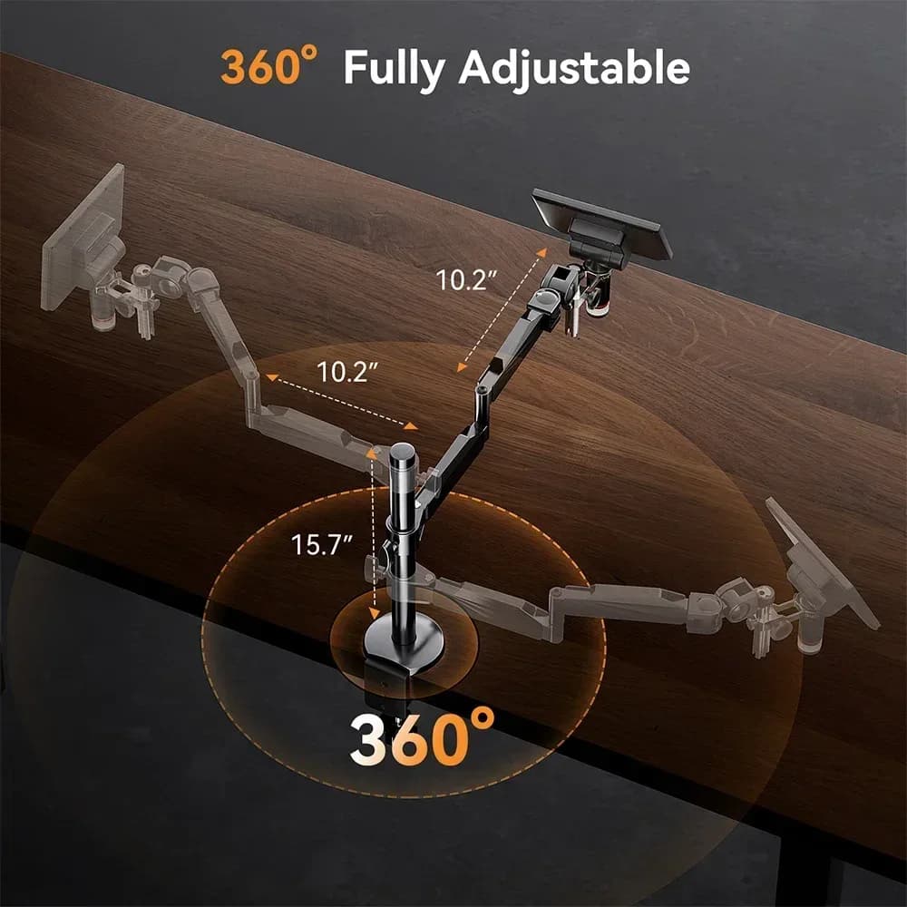 Bras articulé flexible TOMLOV à 360° pour support de microscope numérique slide 2