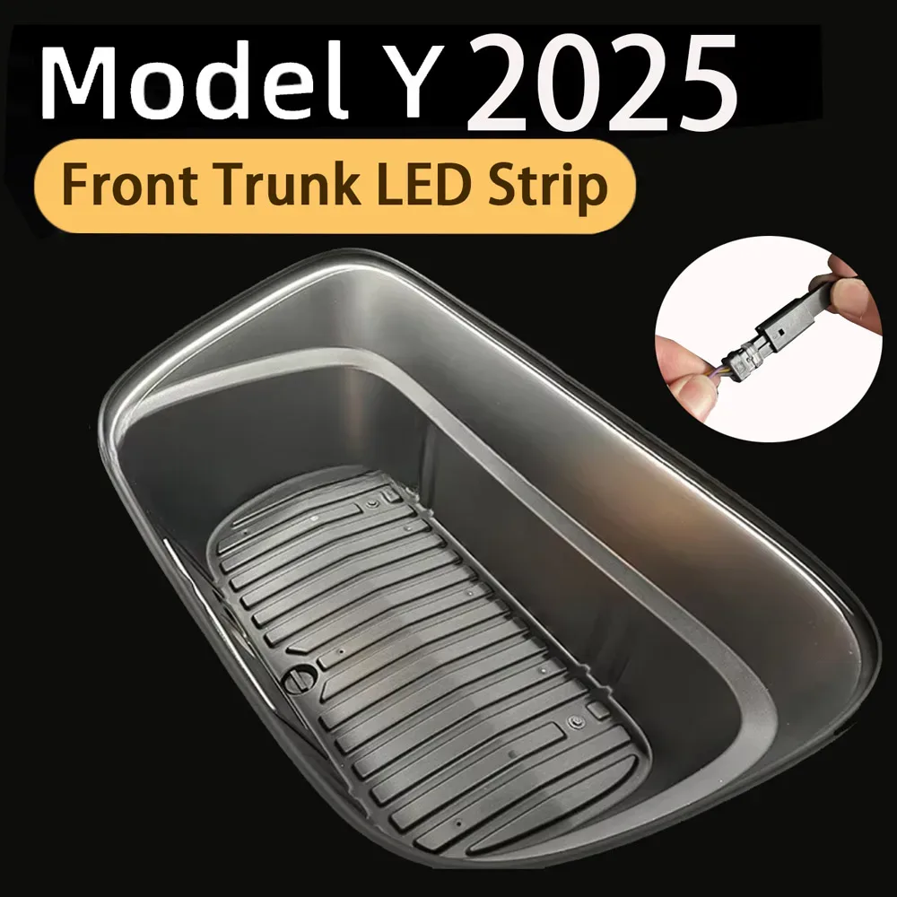 Bandeau LED d'ambiance étanche pour coffres avant et arrière Tesla Model Y (2025) - Image 2