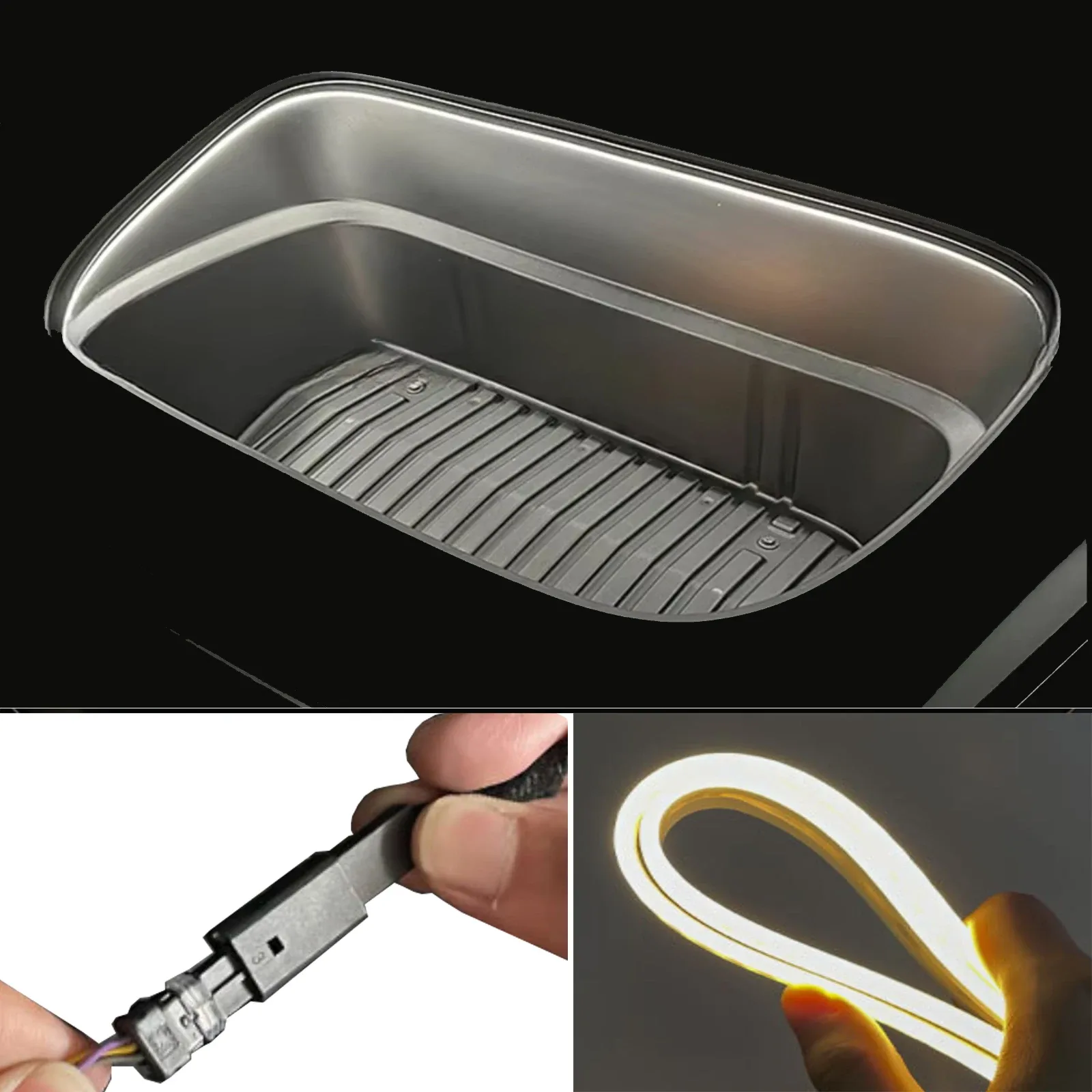 Bandeau LED d'ambiance étanche pour coffres avant et arrière Tesla Model Y (2025) slide 9