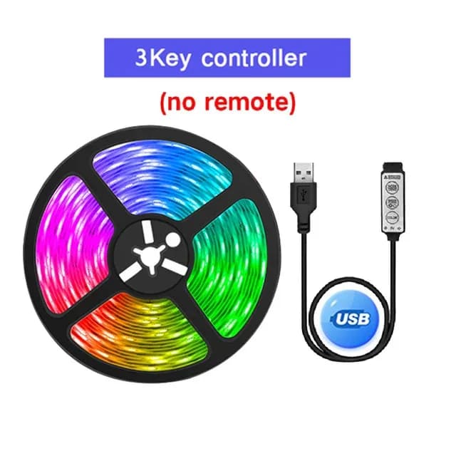 Ruban LED RGB 5050 avec Bluetooth et Télécommande pour Décoration et Rétroéclairage TV slide 10