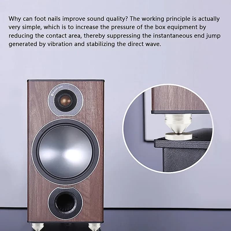 Kit de pointes de découplage et contre-pointes pour enceintes audio - Image 4