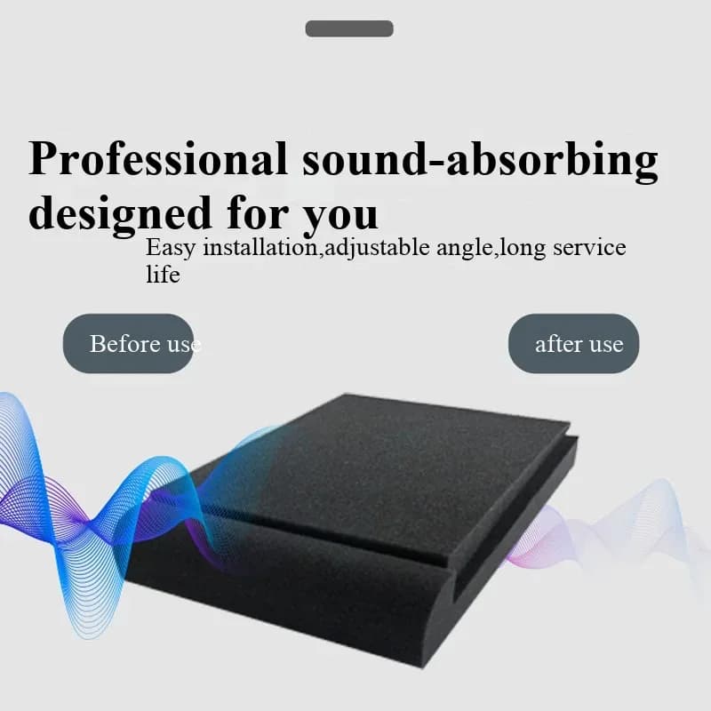Pads d'isolation acoustique pour enceintes de bureau - Image 4