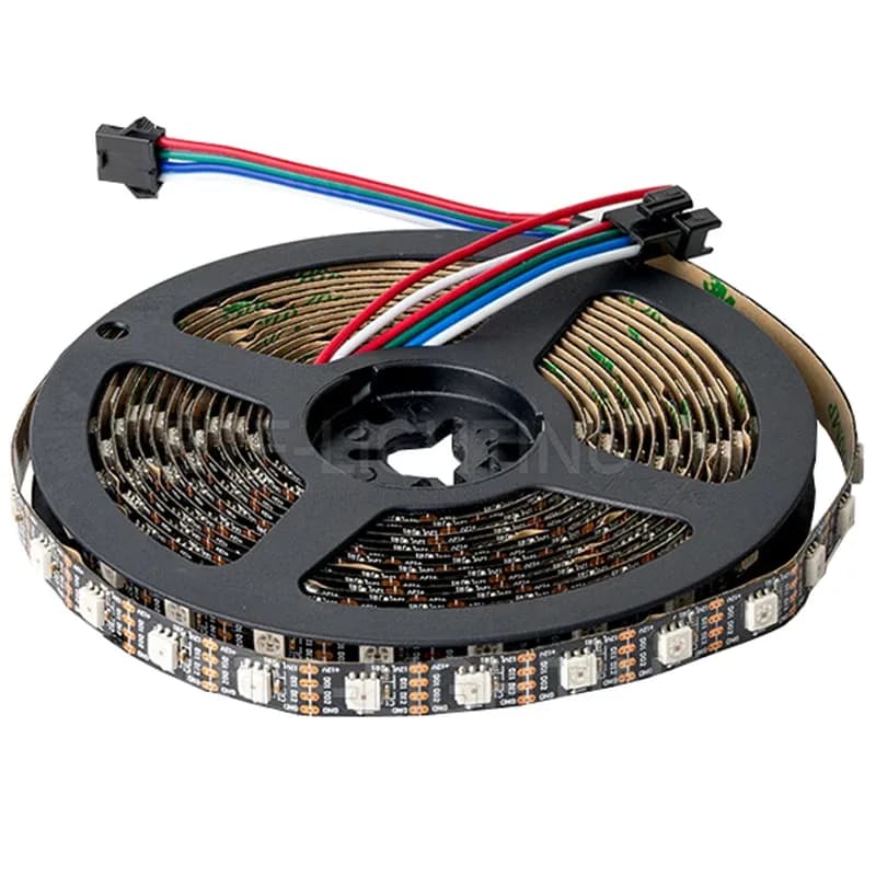 Ruban LED Adressable RGB IC 5m - 5V/12V WS2811 WS2812B WS2813 WS2815 - 30/60 LEDs/m IP30/IP65/IP67