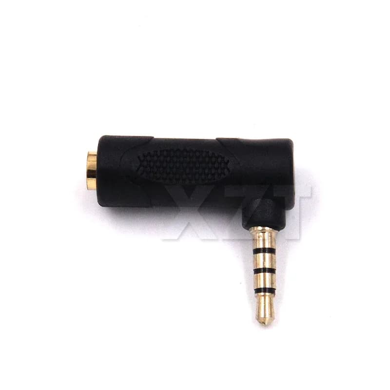 Adaptateur Jack 3,5 mm Mâle vers Femelle Coudé à 90° - Stéréo - Image 3